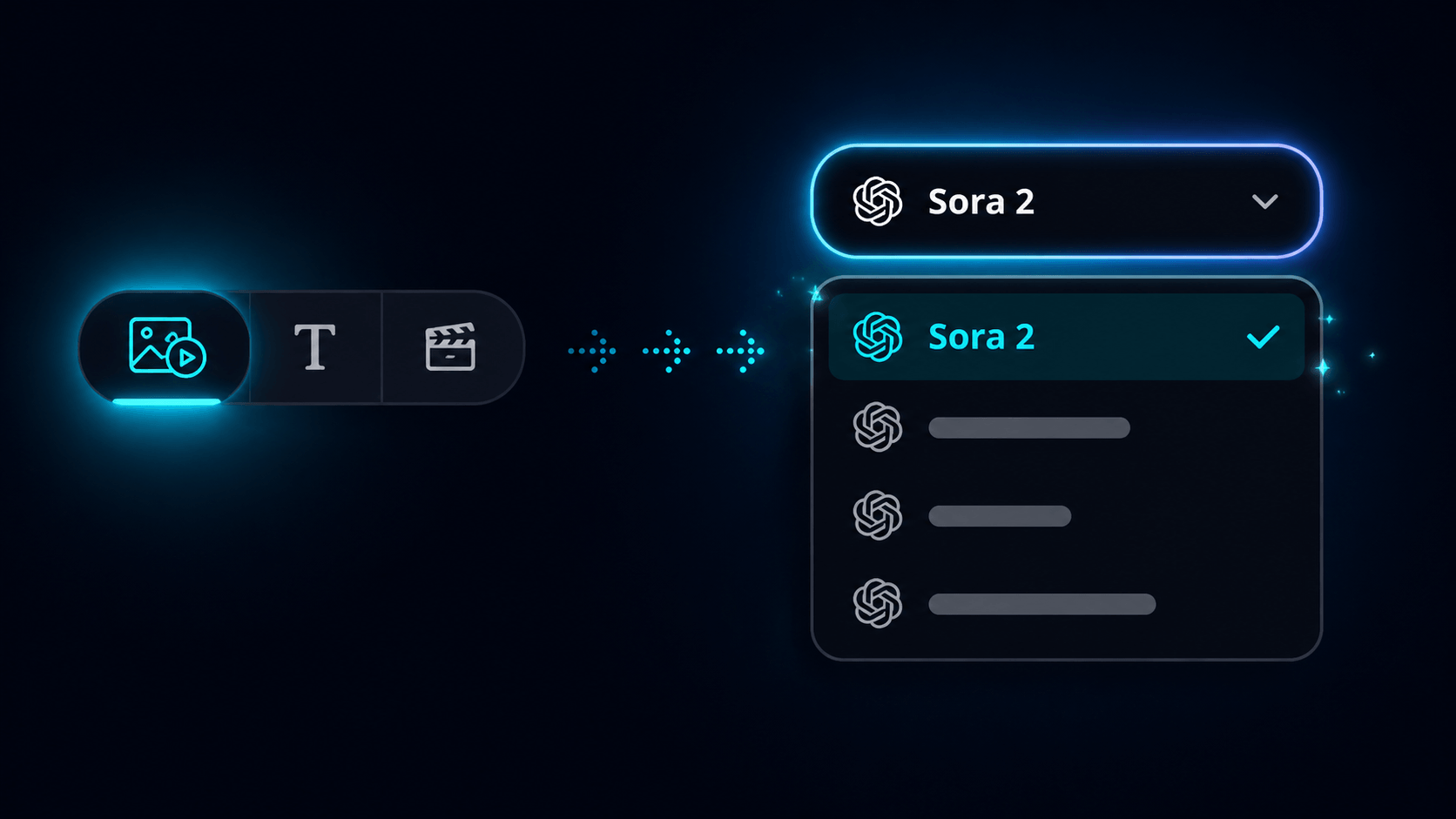 Choose Sora 2 from the Model Menu