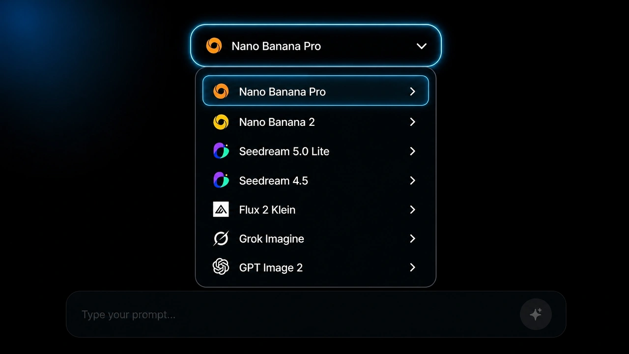 Select Nano Banana Pro