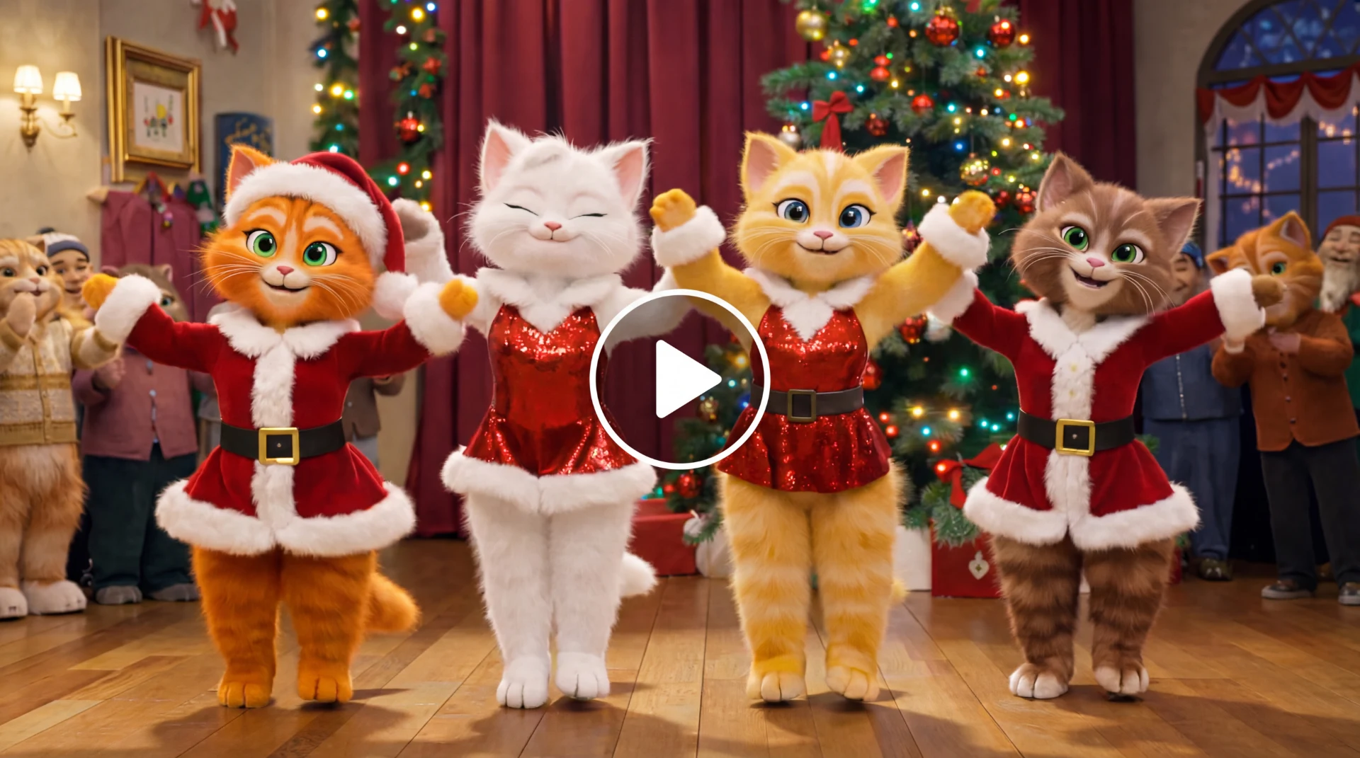 Funny AI dance meme made from a pet photo