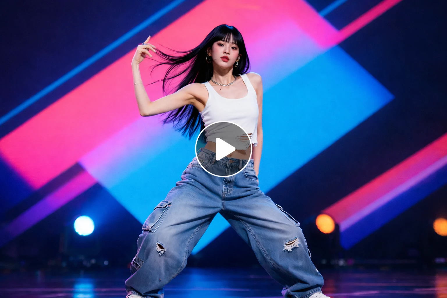 AI K-Pop dance video created from a single portrait