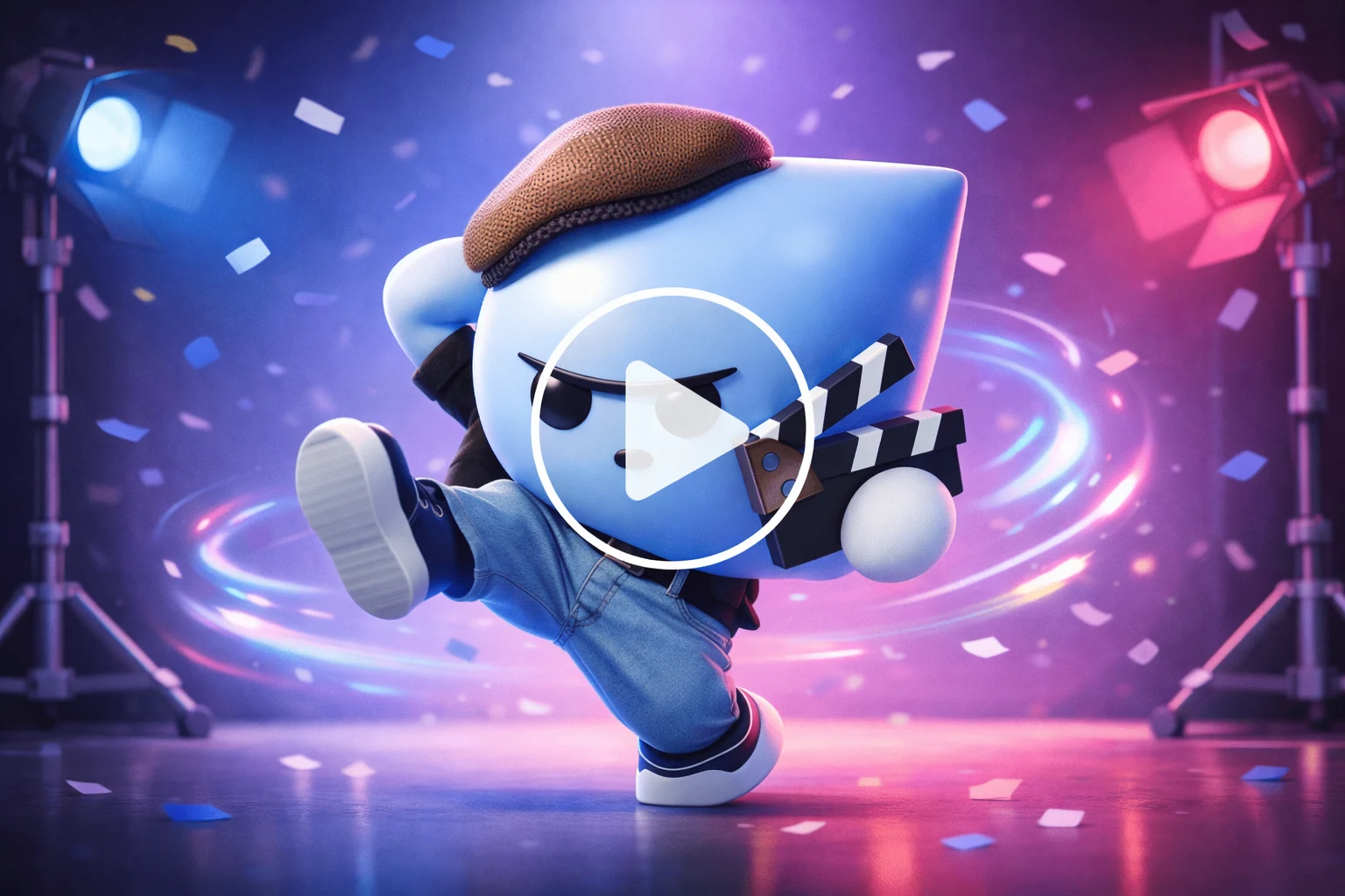 AI dance video generated from a 3D avatar without motion capture
